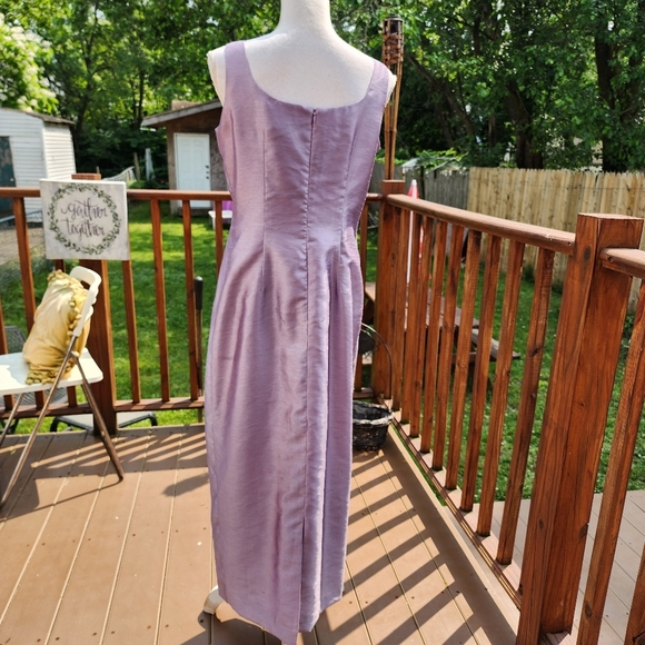 Jeanne Alesander Elegant Lavender Sleeveless Formal Dress Size 8 - Picture 3 of 12